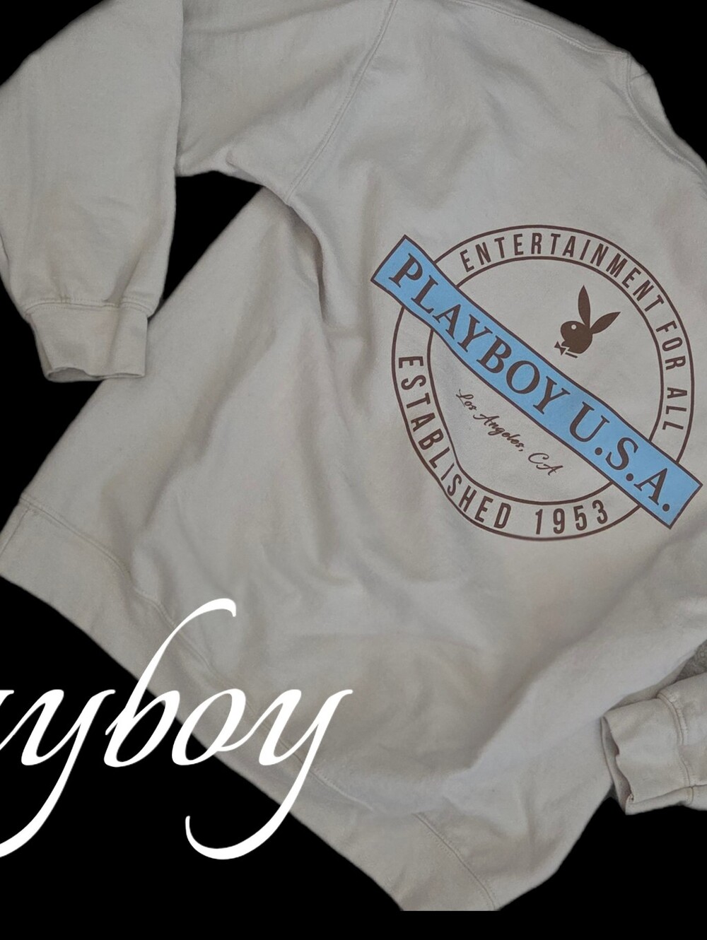 *1690 Playboy pullover sweatshirt Adult size M